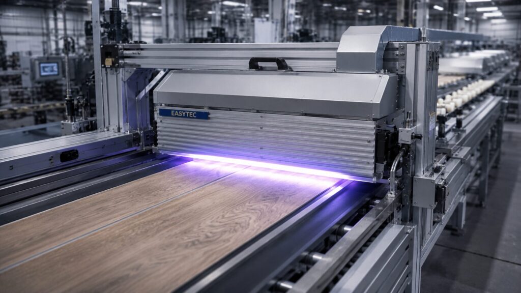 UV-LED vs. Quecksilberlampen bei der industriellen Härtung von PVC-Bodenbelägen